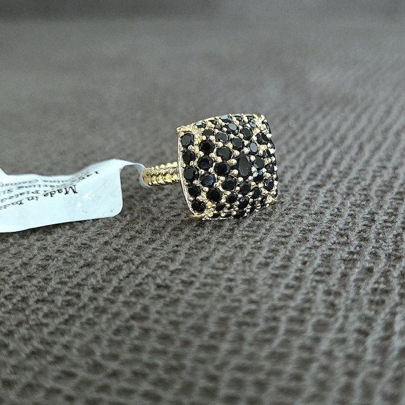 Hirajule Black🖤 Spinel Cushion Ring💍 - NWT - Picture 4 of 16